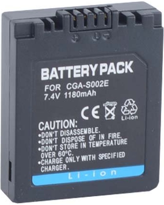 АКБ (Аккумуляторная батарея) для цифровых фотоаппаратов Panasonic CGA-S002E (dmw-bm7)