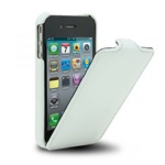 Чехол-книжка кожаный Melkco для Apple iPhone 5 (белый)