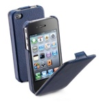 Чехол футляр-книга ACTIV Flip Leather для Apple iPhone 5 (синий)