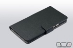 Чехол книжка valenta Huawei Ascend P6 чёрный (кожа)