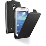 Чехол книжка valenta Samsung Galaxy S4 mini (19190,i9192,i9195) с1062 чёрный (кожа)