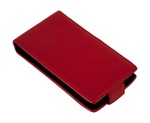Чехол книжка valenta Samsung Galaxy S4 mini (19190,i9192,i9195) с1062 красный (кожа)
