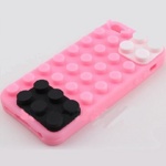 Чехол силиконовый ACTIV Lego для Apple iPhone 5 (розовый)