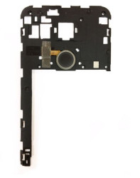 Средняя часть корпуса со сканером отпечатка пальца LG Nexus 5x (черный)
