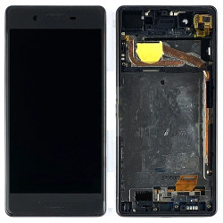 Экран (модуль) в рамке Sony Xperia X (черный)
