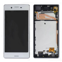 Экран (модуль) в рамке Sony Xperia X (белый)