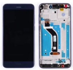 Экран (модуль) в раме Huawei P8 lite (2017) синий