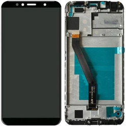 Экран (модуль) в раме Huawei Y6 (2018) черный