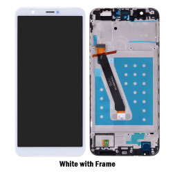 Экран (модуль) в раме Huawei P Smart (2018) FIG-LX1 (белый)