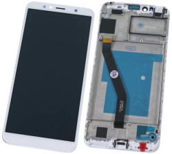 Экран (модуль) в раме Huawei Y6 (2018) белый