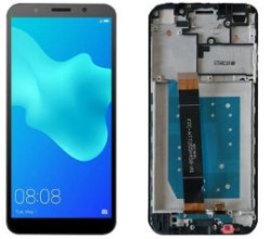 Экран (модуль) в раме Honor 7A, Huawei Y5 Prime (2018) черный