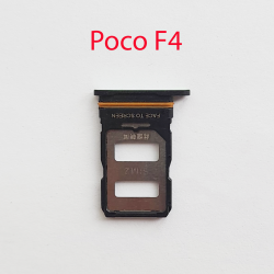 Cим-лоток (Sim-слот) Poco F4 (бирюзовый)- фото