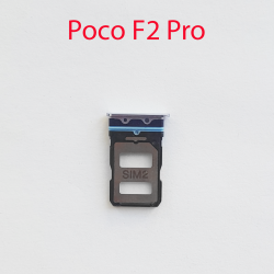 Cим-лоток (Sim-слот) Poco F2 Pro (бирюзовый)- фото