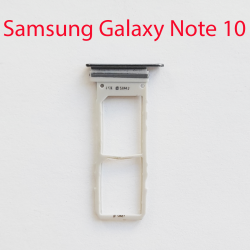 Cим-лоток (Sim-слот) Samsung Galaxy Note 10 (N970) черный- фото