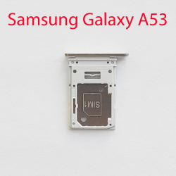 Cим-лоток (Sim-слот) Samsung Galaxy A53 5G (A536) белый- фото