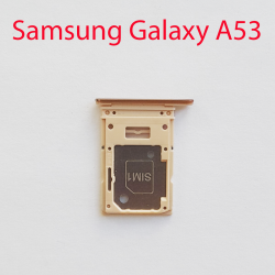Cим-лоток (Sim-слот) Samsung Galaxy A53 5G (A536) розовый- фото