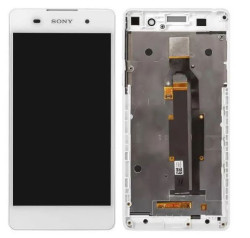 Экран (модуль) в раме Sony Xperia E5 (белый)