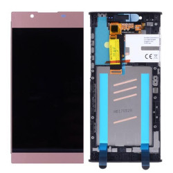 Экран (модуль) в раме Sony Xperia L1 (розовый)