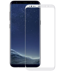 Защитное стекло Samsung Galaxy A9 2018 (белый) 5D