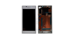 Экран (модуль) Sony Xperia M2 Aqua (D2403) белый