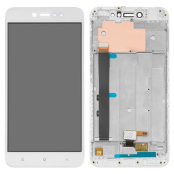 Экран (модуль) в раме Xiaomi Redmi Note 5A (белый)