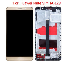 Экран (модуль) в раме Huawei Mate 9 (MHA-L29) золотистый
