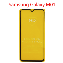 Защитное стекло Samsung Galaxy M01 SM-M013F (черный) 5D