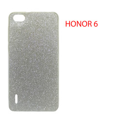 Силиконовый чехол для Huawei Honor 6 (H60-L12) серебристый