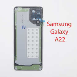 Задняя крышка для Samsung Galaxy A22 SM-A225F (черный)- фото2