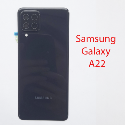 Задняя крышка для Samsung Galaxy A22 SM-A225F (черный)- фото