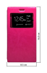 Чехол книжка универсальные W6 (85-160мм) розовый- фото2