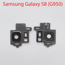 Объектив камеры в сборе для Samsung Galaxy s8 серый