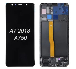 Экран (модуль) в раме Samsung Galaxy A7 (2018) A750 (черный)