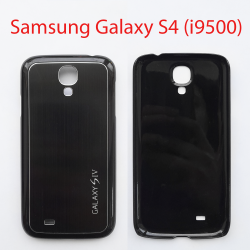 чехол бампер для Samsung Galaxy S4 (I9500) черно-серый