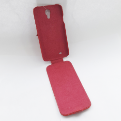 чехол флип Hoco для Samsung Galaxy S4 (I9500) розовый