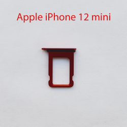 Cим-лоток (Sim-слот) Apple iPhone 12 mini (красный)