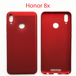 Чехол бампер Honor 8X JSN-L21 текстурный красный