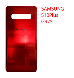Задняя крышка (стекло) для Samsung Galaxy S10+ (G975) гранат