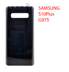 Задняя крышка (стекло) для Samsung Galaxy S10+ (G975) черный