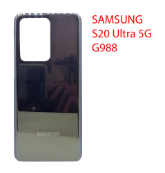 Задняя крышка (стекло) для Samsung Galaxy S20 Ultra 5G SM-G988B (черный)