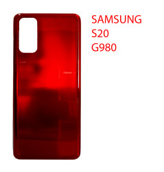 Задняя крышка (стекло) для Samsung Galaxy S20 SM-G980F (красный)