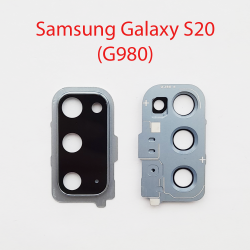 Объектив камеры в сборе для Samsung Galaxy S20 SM-G980F (голубой)