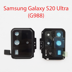 Объектив камеры в сборе для Samsung Galaxy S20 Ultra 5G SM-G988B (серый)