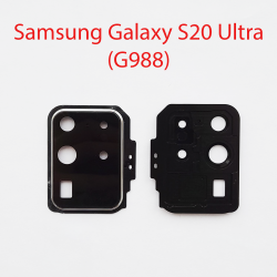 Объектив камеры в сборе для Samsung Galaxy S20+ 5G SM-G9860 (черный)
