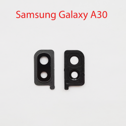 Объектив камеры в сборе для SAMSUNG Galaxy A30 (SM-A305F) белый