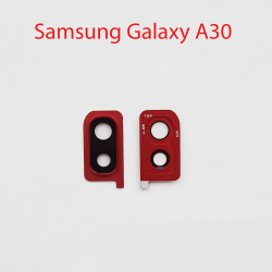 Объектив камеры в сборе для SAMSUNG Galaxy A30 (SM-A305F) красный