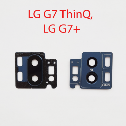 Объектив камеры в сборе для LG G7+ ThinQ черный
