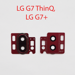 Объектив камеры в сборе для LG G7+ ThinQ красный