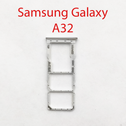 Cим-лоток (Sim-слот) Samsung Galaxy A32 (SM-A325F) белый