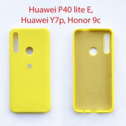 Чехол бампер Huawei P40 lite E (желтый)